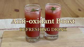 ANTI OXIDANT REFRESHING DRINK Summer detox Energy Booster beneficial for all ages [upl. by Padget]