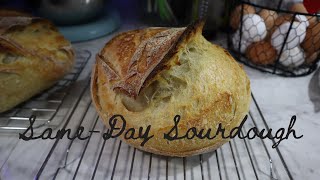 Master Sourdough Bread In Just One Day with this recipe Stepbystep samedaysourdough sourdough [upl. by Maher]