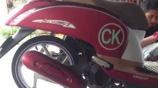 Honda scoopy i 2014 new 110 auto PGMfi  honda scoopy i new the stapm [upl. by Aham186]