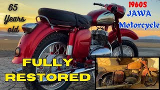 Fully Restored 65 Years Old Jawa Motorcycle 1960s [upl. by Veal450]