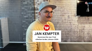 Jan Kempter «Werberinnen lösen Probleme mit der Kraft von Ideen» [upl. by Wrand]