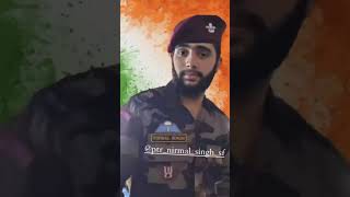 Paratrooper Nirmal Singh ♥️♥️ paratrooper chatarpal Singh song love para commando nsg commando spg [upl. by Zelde]