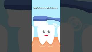 Brush Brush Brush Your Teeth  Fun Kids Song for Healthy Smiles kidssong kidsvideo fun [upl. by Onit]