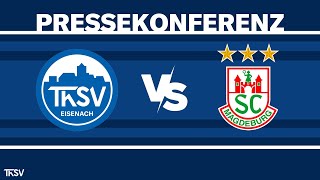 Pressekonferenz ThSV Eisenach vs SC Magdeburg [upl. by Bilicki]