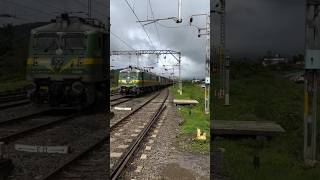 quotWAG9HCquot Locomotive Hauling 12051 Mumbai Madgaon Jan Shatabdi Expressshorts railway [upl. by Silloc]