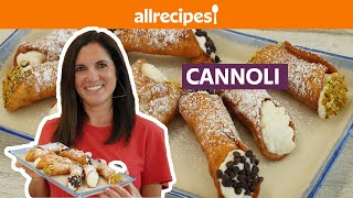 How to Make Cannolis  Get Cookin  Allrecipescom [upl. by Helbonnah]