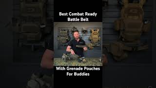 Best Combat Ready Battle Belt With Grenade Pouches For Buddies military milsim training range [upl. by Paco2]