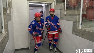 KMHA Blueline Tournament Under 18  Credit River Capitals vs Kitchener Jr Rangers [upl. by Aridatha]