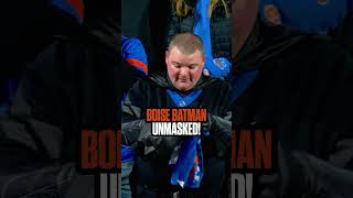 🚨 Boise Batman is UNMASKED 😱 boisestate football Collegefootball [upl. by Enialedam]