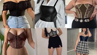 Ideas de outfits con corset 2022 [upl. by Nivrehs]