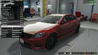 GTA 5 Benefactor Schafter LWB Armored Mercedes S600CL65E63 Past DLC Vehicle Customization [upl. by Ennayhs]