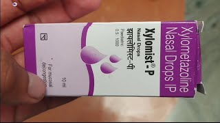 XylomistP Nasal Drops  Xylometazoline Nasal Drops  XylomistP Nasal drops Uses benefits review [upl. by Ravid]