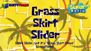 Spongebob Squarepants  Grass Skirt Chase Remastered  SM64 quotSliderquot Style [upl. by Alage]