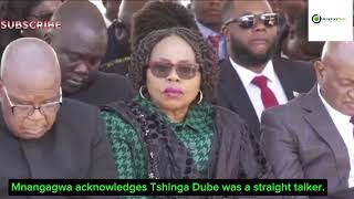 Mnangagwas speech during the burial of Ret Col Tshinga Dube yesterday [upl. by Bower]