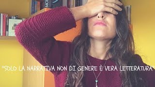 NARRATIVA NON DI GENERE LA VERA LETTERATURA [upl. by Ronnica]