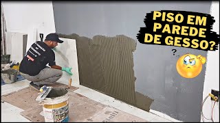 Como revestir parede de gesso acartonado Super dica [upl. by Conners]