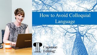 How to Avoid Colloquial Language [upl. by Yuji]