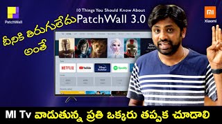 Mi Patch Wall Os 3Top Features Explained  In Telugu [upl. by Carew466]