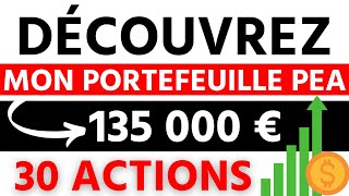 Quelle performance pour mon portefeuille actions PEA en 2021  Découvrez mes 30 actions [upl. by Halbeib]