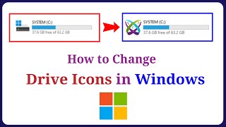 How to Change Drive Icons in Windows 111087 [upl. by Ruy]