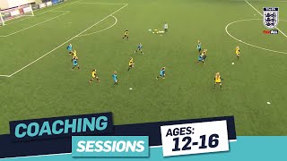 David Powderly Transition And Forward Passing  FA Learning Coaching Session [upl. by Ranitta]