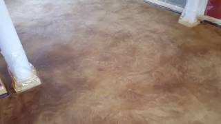 Concrete MicroTopping Closeup Ardex SDM [upl. by Ainnek]