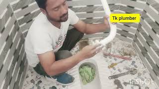 how to install cistern tank cistern fitting in indian toilet cistern flush tank fitting [upl. by Asiilanna]