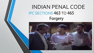 IPC section 463 to 465 explained in Malayalam For queries contact mynotesandmynotesgmailcom [upl. by Jeth]