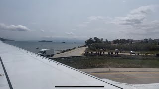 TUI Airways 737800  Beautiful Takeoff Sunny Skiathos [upl. by Eelarbed]