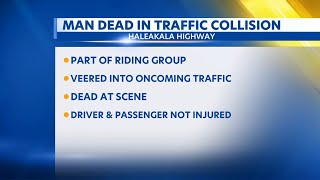 Bicyclist killed in collision on Haleakala Highway in Kula [upl. by Leanatan]