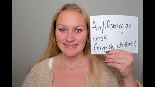 Video 1164 Anglifisering av norsk  engelsk uttrykksmåte [upl. by Kcirddot]