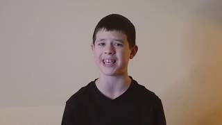 The Refugees Poem by Brian Bilston read by Jason  Age 12 [upl. by Eillime]