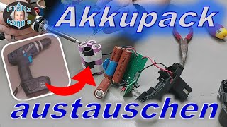 Akkupack von Akkugeräten selber tauschen  DIY [upl. by Nebuer]