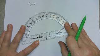 Rotation around a Point using a Protractor [upl. by Farah]