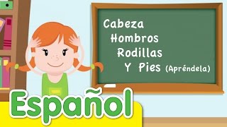 Cabeza Hombros Rodillas Y Pies Apréndela  Canciones Infantiles  Super Simple Español [upl. by Adnomal130]