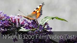 Nikon D3200 HD Quality FilmVideoMovie Cinematic Test Footage [upl. by Nassi]