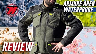 REVIEW chaqueta de moto 4 ESTACIONES ARMURE Aren ¡para TODO EL AÑO 🌧️☀️ [upl. by Rutan148]