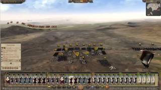 Total War Attila 東ローマ帝国1648 vs ササン朝ペルシャ1464 エデッサ [upl. by Andryc]