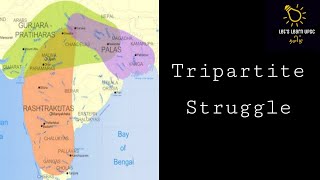 Tripartite Struggle  Medieval India  Lets Learn UPSC  Banumathi [upl. by Teador]