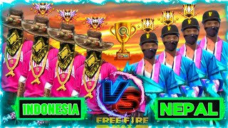 INDONESIAN VS NEPAL FREE FIRE COSTUME TURNAMENT🤯KISME HAI DAM🏆FF TURNAMENT COSTUME DESI STARK GAMER [upl. by Dayna]