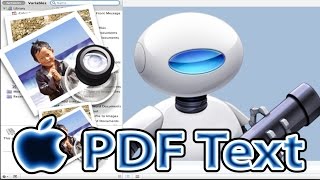 How to Extract TEXT from PDF on macOS  Convert PDF to TEXT in Automator Workflow [upl. by Deevan87]