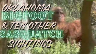 OKLAHOMA BIGFOOT amp TEN OTHER SASQUATCHES CAUGHT ON CAMERA [upl. by Edras]