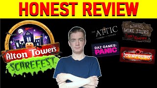 Was Alton Towers Scarefest 2024 ACTUALLY BAD VLOG [upl. by Ahsinrev]