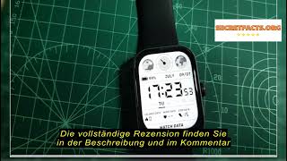 Produktbewertung TOOBUR Smartwatch mit Telefonfunktion Alexa Eingebaut 191quot Fitnessuhr Smart Wat [upl. by Outlaw]