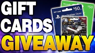 PSN  XBOX  STEAM CARD GIVEAWAY  FREE XBOX GIFT CARD CODES LIVE [upl. by Gerome727]