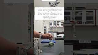 Titration with bromothymol blue indicator [upl. by Zsa166]