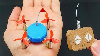 Jai Construit un DRONE Miniature à la maison IL FONCTIONNE 🚁🔥 [upl. by Eirod]