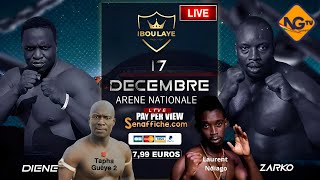 🛑Direct Arène Nationale  Zarko vs Diène Kairé et Tapha Gueye 2 vs Laurent Ndiago [upl. by Lirrad]