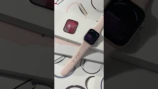 Apple watch series 9 unboxing 🎀🩰🦩🐚 applewatch series9 apple asmr unboxing pink 41mm [upl. by Amre]