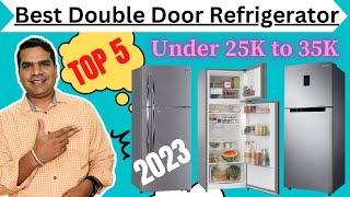 Top 5 Double door Refrigerator in India 2023  Best Refrigerator in India 2023 [upl. by Ress965]